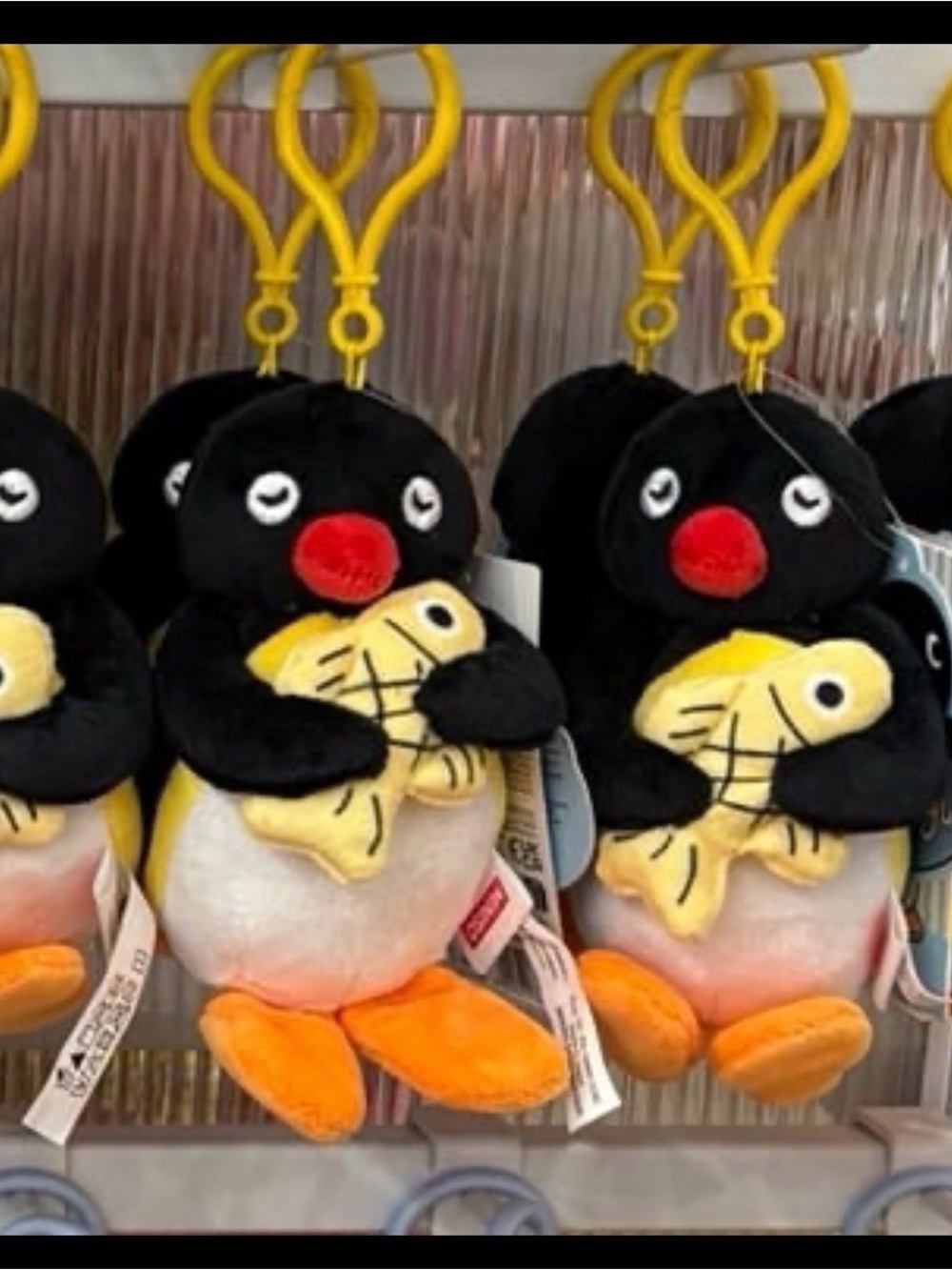 Miniso Pingu Plush keychain